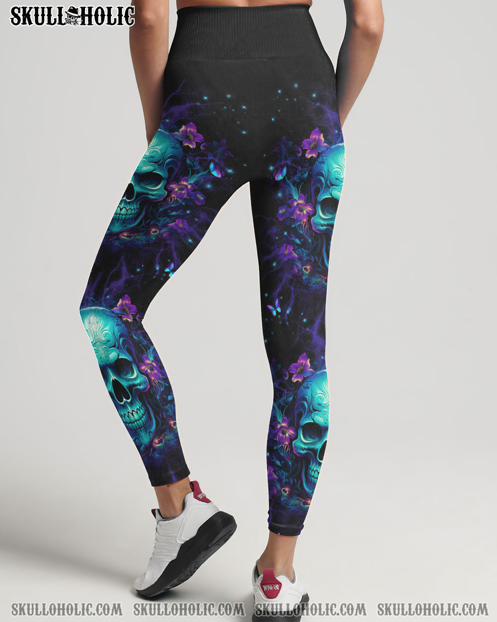 I AM A SWEET GIRL FLOWER SKULL ALL OVER PRINT - YHLN1310234