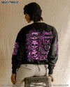 STUCK BETWEEN IDK IDC AND IDGAF SKULL ALL OVER PRINT - YHLN1403252