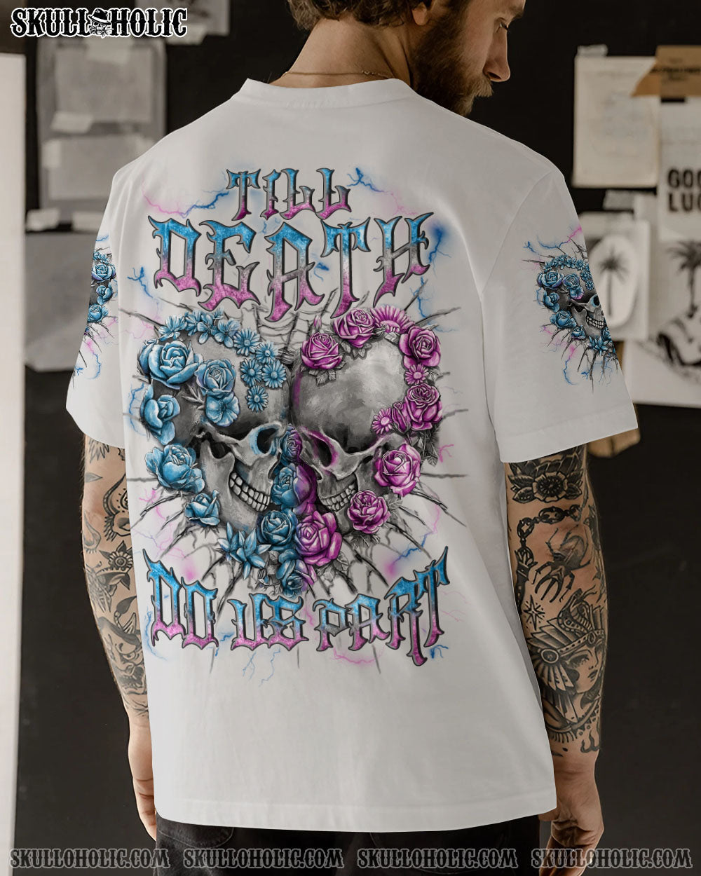 TILL DEATH DO US PART COUPLE ALL OVER PRINT - YHLN1404253