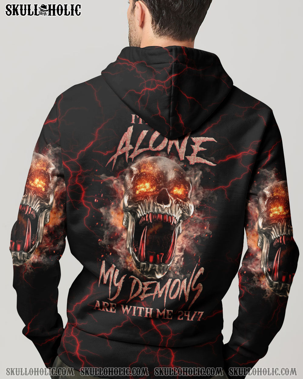 I'M NEVER ALONE SKULL DEMON ALL OVER PRINT - YHLN1406233