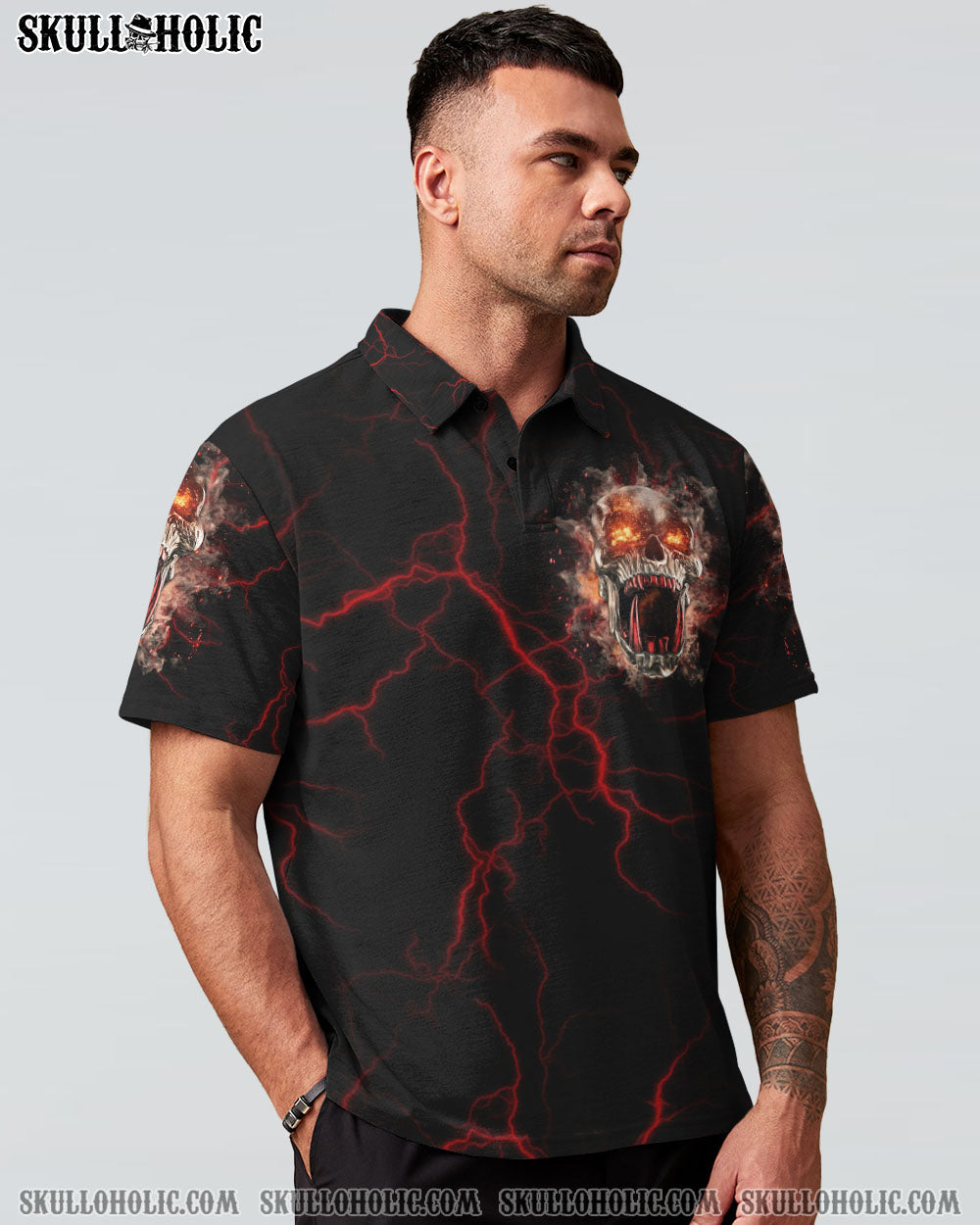 I'M NEVER ALONE SKULL DEMON ALL OVER PRINT - YHLN1406233