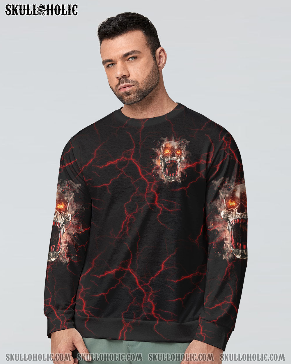 I'M NEVER ALONE SKULL DEMON ALL OVER PRINT - YHLN1406233