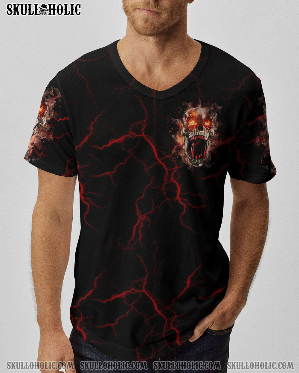 I'M NEVER ALONE SKULL DEMON ALL OVER PRINT - YHLN1406233