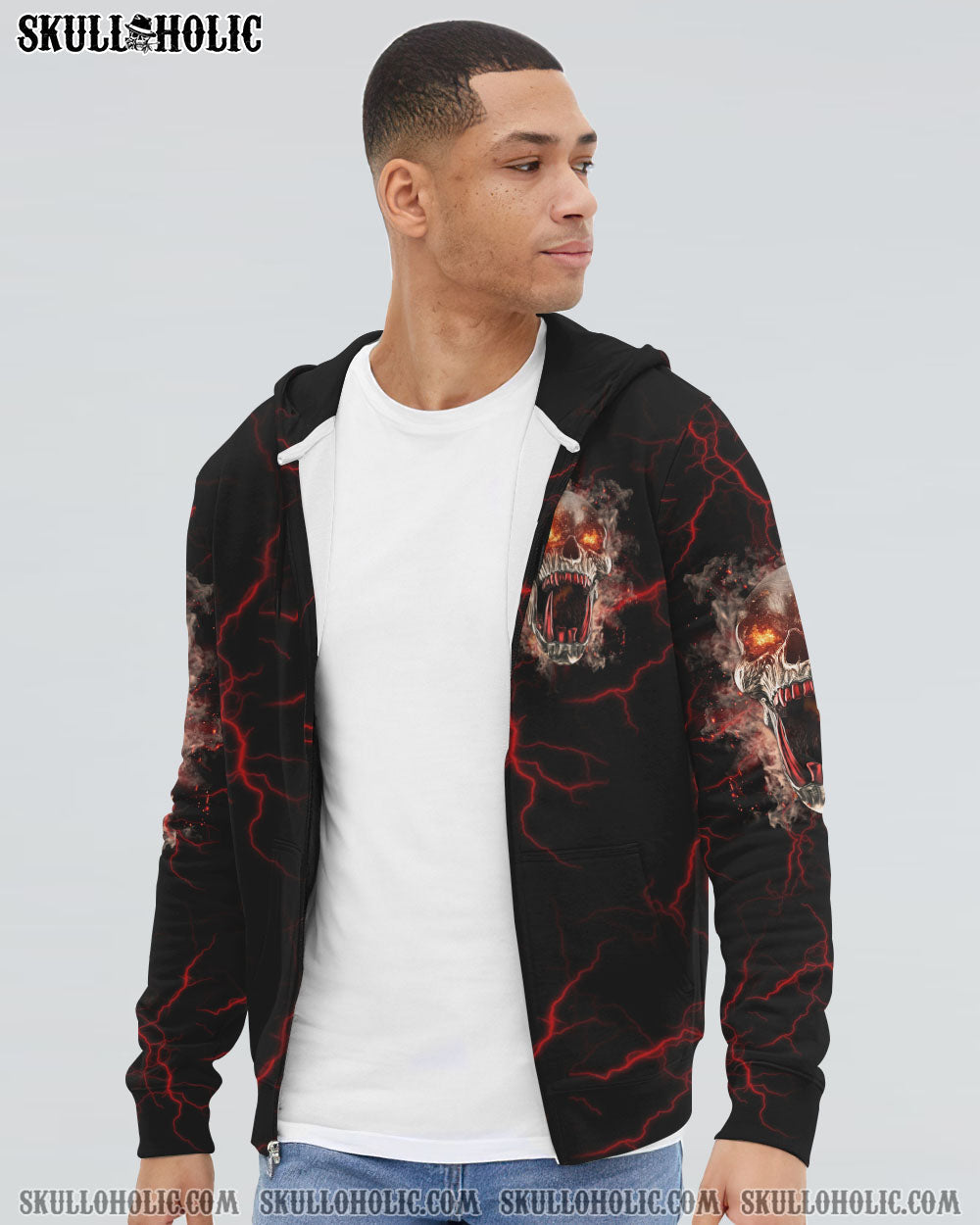 I'M NEVER ALONE SKULL DEMON ALL OVER PRINT - YHLN1406233