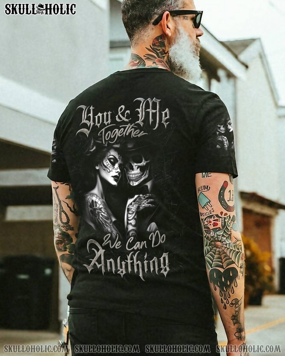 YOU AND ME TOGETHER WE CAN DO ANYTHING COUPLE ALL OVER PRINT - YHLN1504254