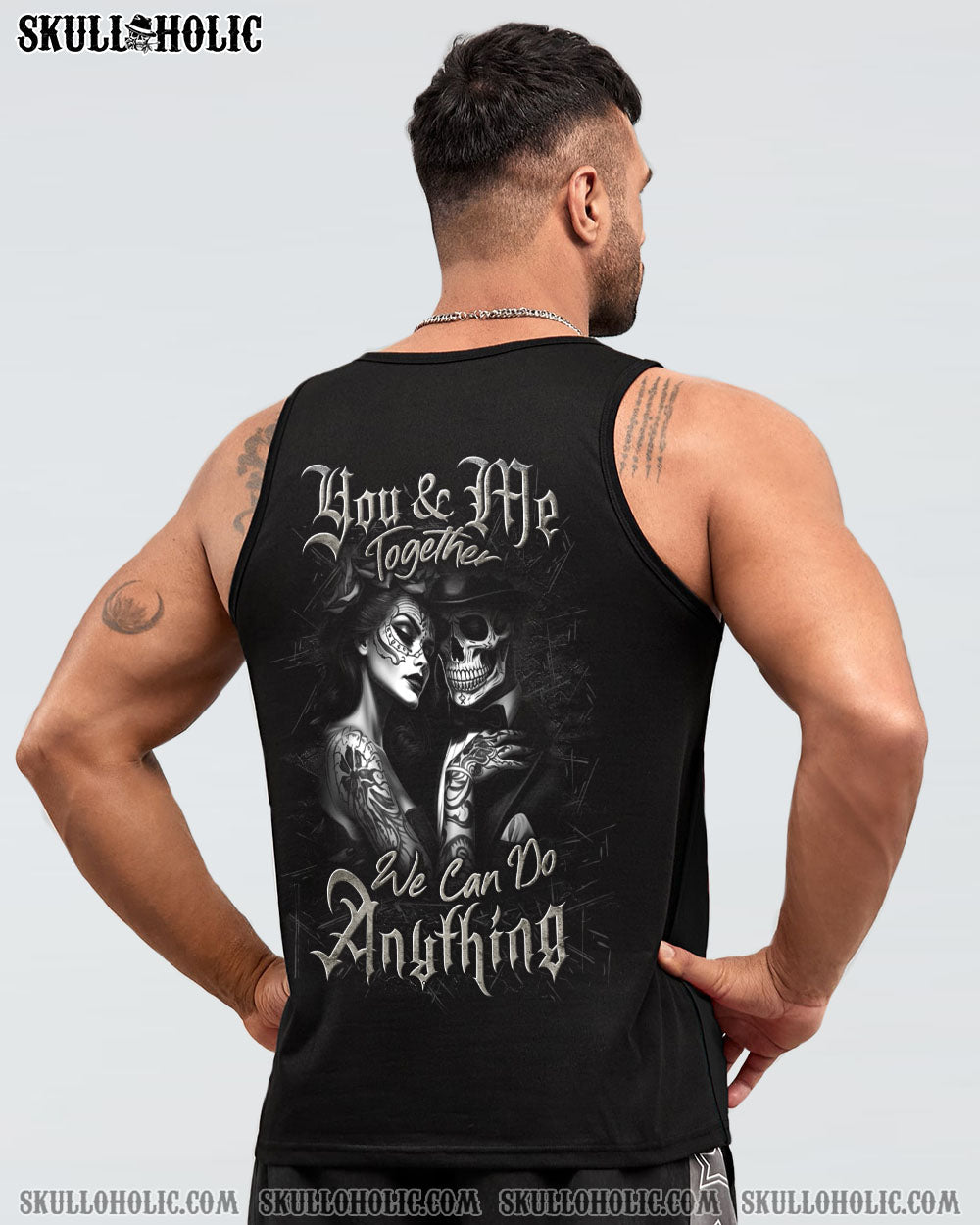 YOU AND ME TOGETHER WE CAN DO ANYTHING COUPLE ALL OVER PRINT - YHLN1504254