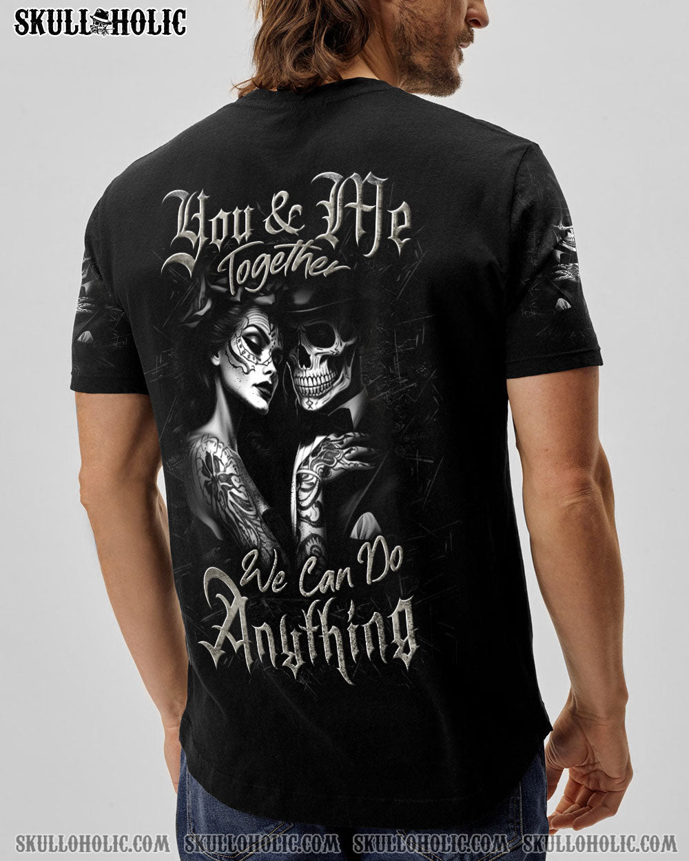 YOU AND ME TOGETHER WE CAN DO ANYTHING COUPLE ALL OVER PRINT - YHLN1504254