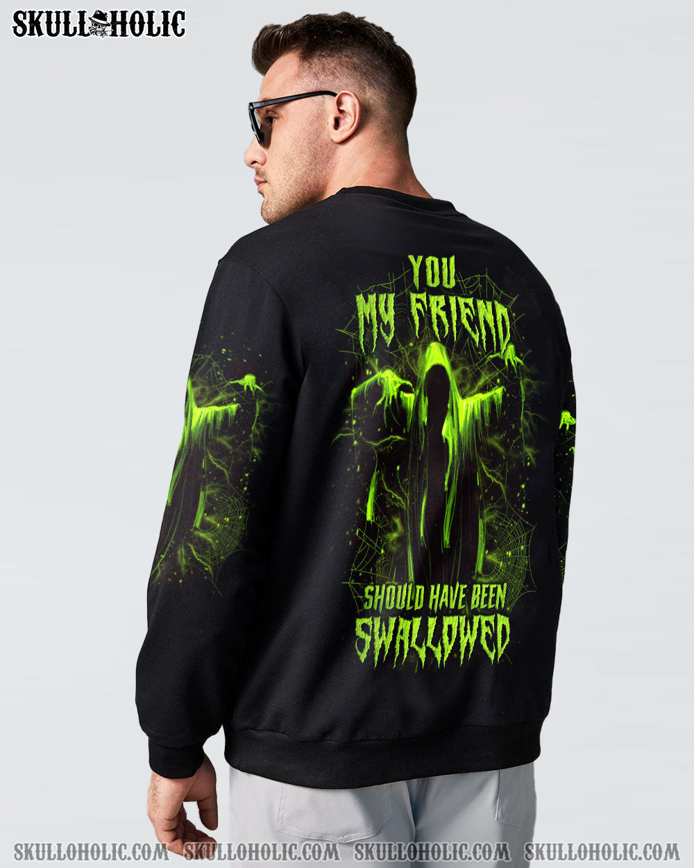 YOU MY FRIEND SHOULD HAVE BEEN SWALLOWED HALLOWEEN ALL OVER PRINT - YHLN1608232