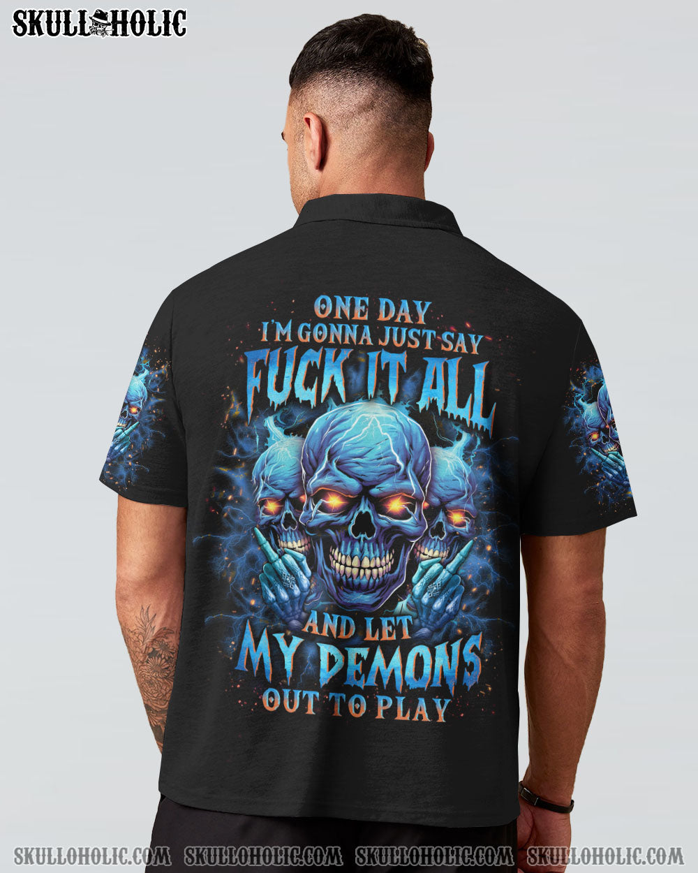 ONE DAY I'M GONNA JUST SAY F IT ALL SKULL ALL OVER PRINT - YHLN1710234