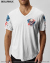 IF I'M TOO QUIET AND SMILING MAD SKULL FLAG ALL OVER PRINT - YHLN2006232