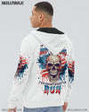 IF I'M TOO QUIET AND SMILING MAD SKULL FLAG ALL OVER PRINT - YHLN2006232
