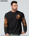 AMERICA LIVE IT LOVE IT OR GET THE HELL OUT SKULL ALL OVER PRINT - YHLN2007231