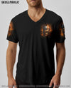 AMERICA LIVE IT LOVE IT OR GET THE HELL OUT SKULL ALL OVER PRINT - YHLN2007231