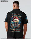 MY GIVE A F IS BROKEN CHRISTMAS SKULL ALL OVER PRINT - YHLN2010231