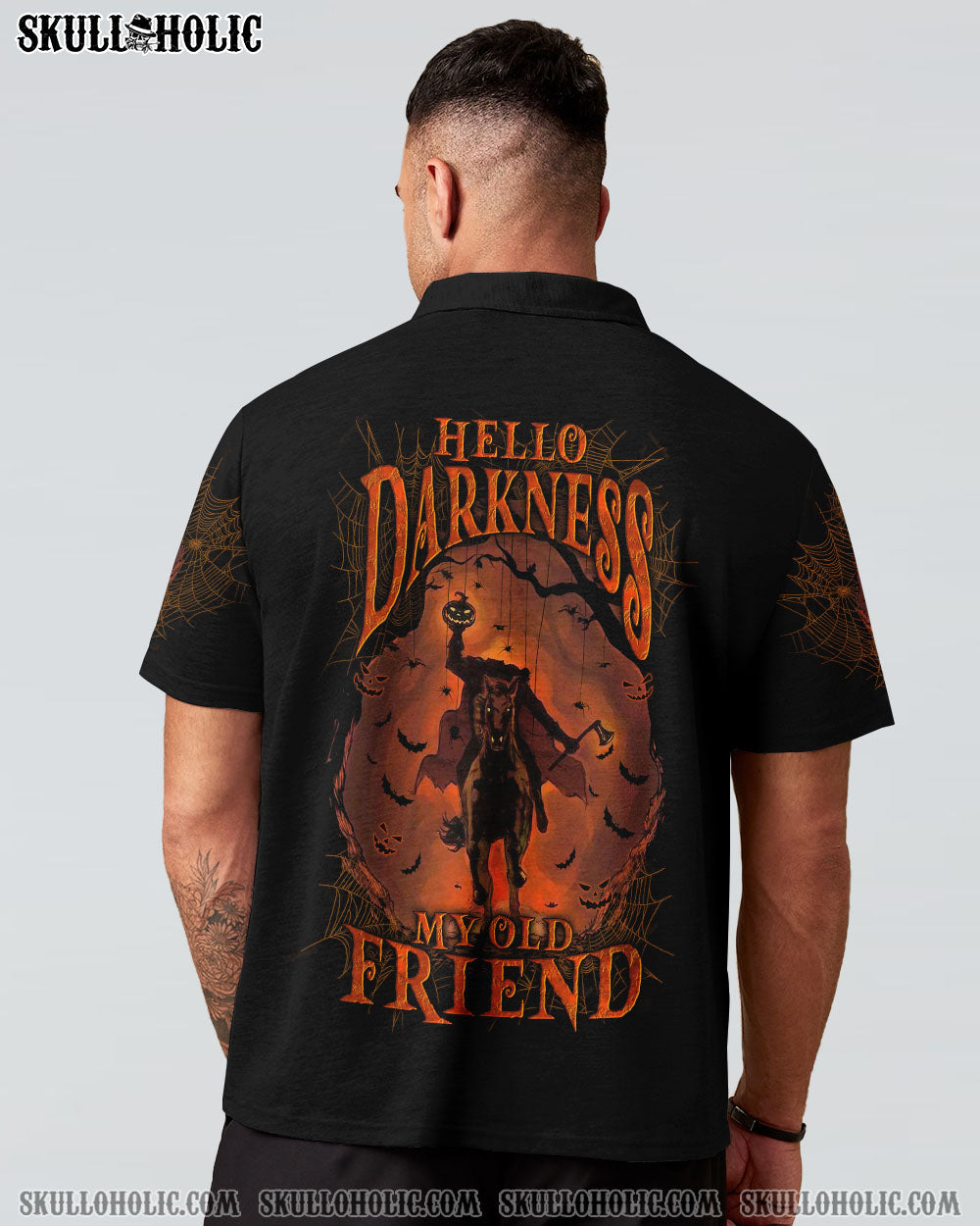 HELLO DARKNESS MY OLD FRIEND HALLOWEEN ALL OVER PRINT - YHLN2208231