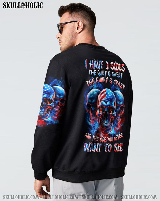 I HAVE 3 SIDES 3 SKULLS ALL OVER PRINT - TLTR1505233