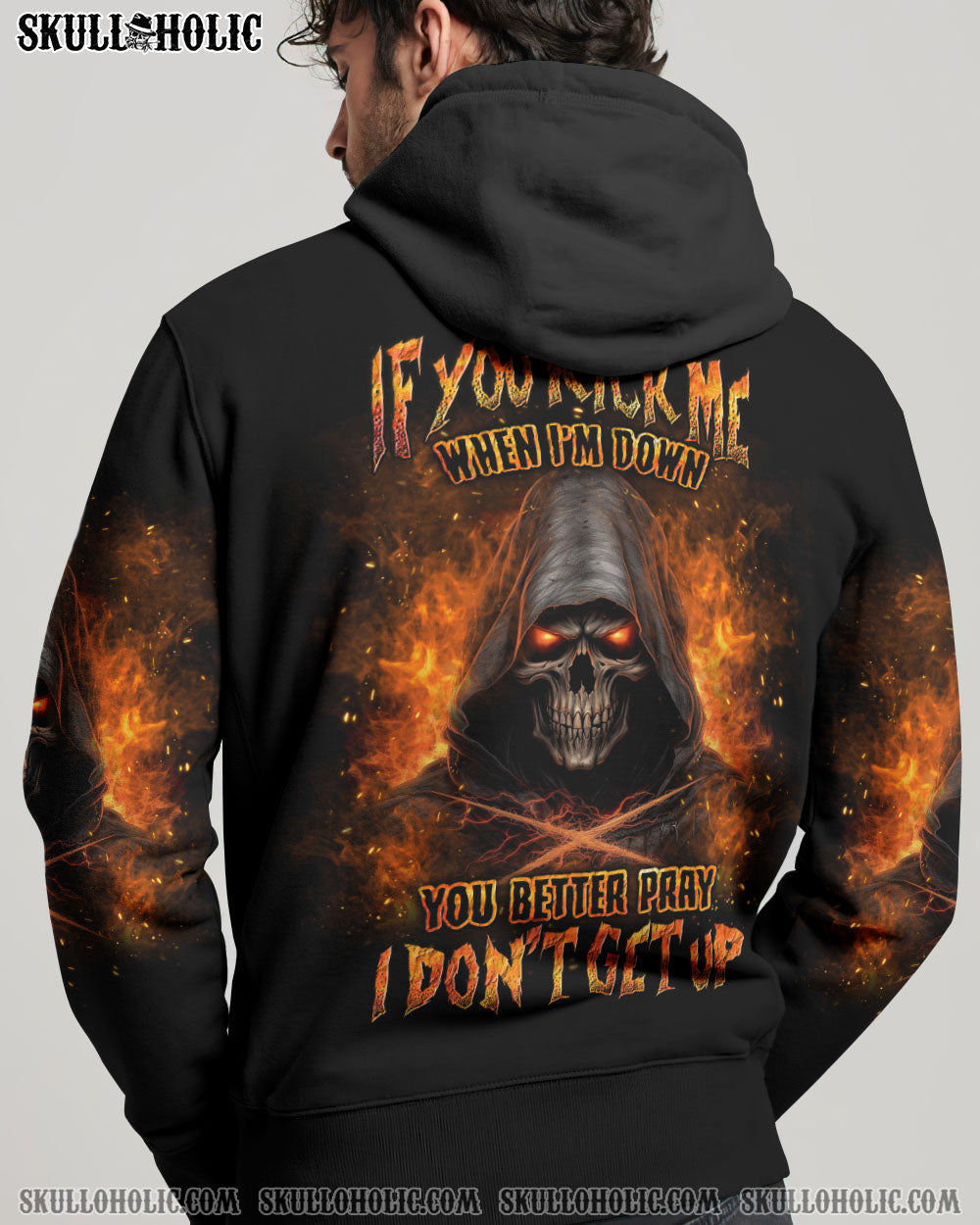 IF YOU KICK ME WHEN I'M DOWN ALL OVER PRINT - YHLN230624