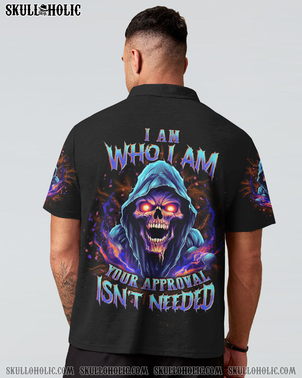 I AM WHO I AM SKULL ALL OVER PRINT - YHLN2505231