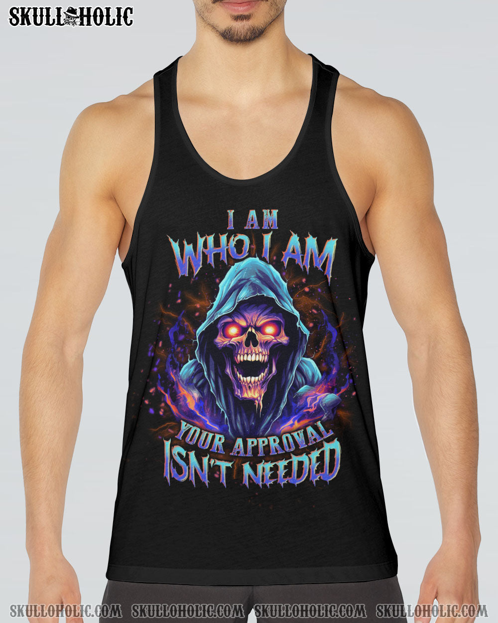 I AM WHO I AM SKULL ALL OVER PRINT - YHLN2505231
