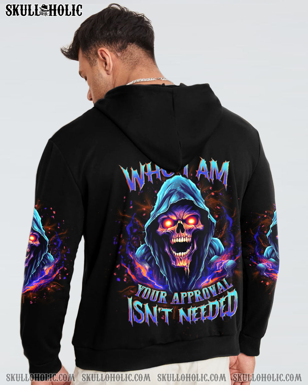 I AM WHO I AM SKULL ALL OVER PRINT - YHLN2505231