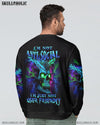 I'M NOT ANTI-SOCIAL SKULL ALL OVER PRINT - YHLN3105234