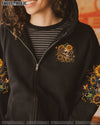 SHE IS SUNSHINE SKULL SUNFLOWER ALL OVER PRINT - YHLT0304251