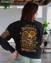 SHE IS SUNSHINE SKULL SUNFLOWER ALL OVER PRINT - YHLT0304251