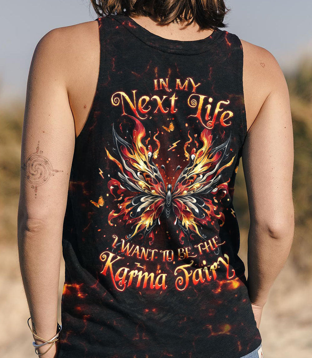 KARMA FAIRY SKULL SKULL BUTTERFLY ALL OVER PRINT - YHLT0703251