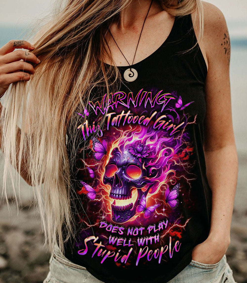 WARNING THIS TATTOOED GIRL ALL OVER PRINT - YHLT1003251