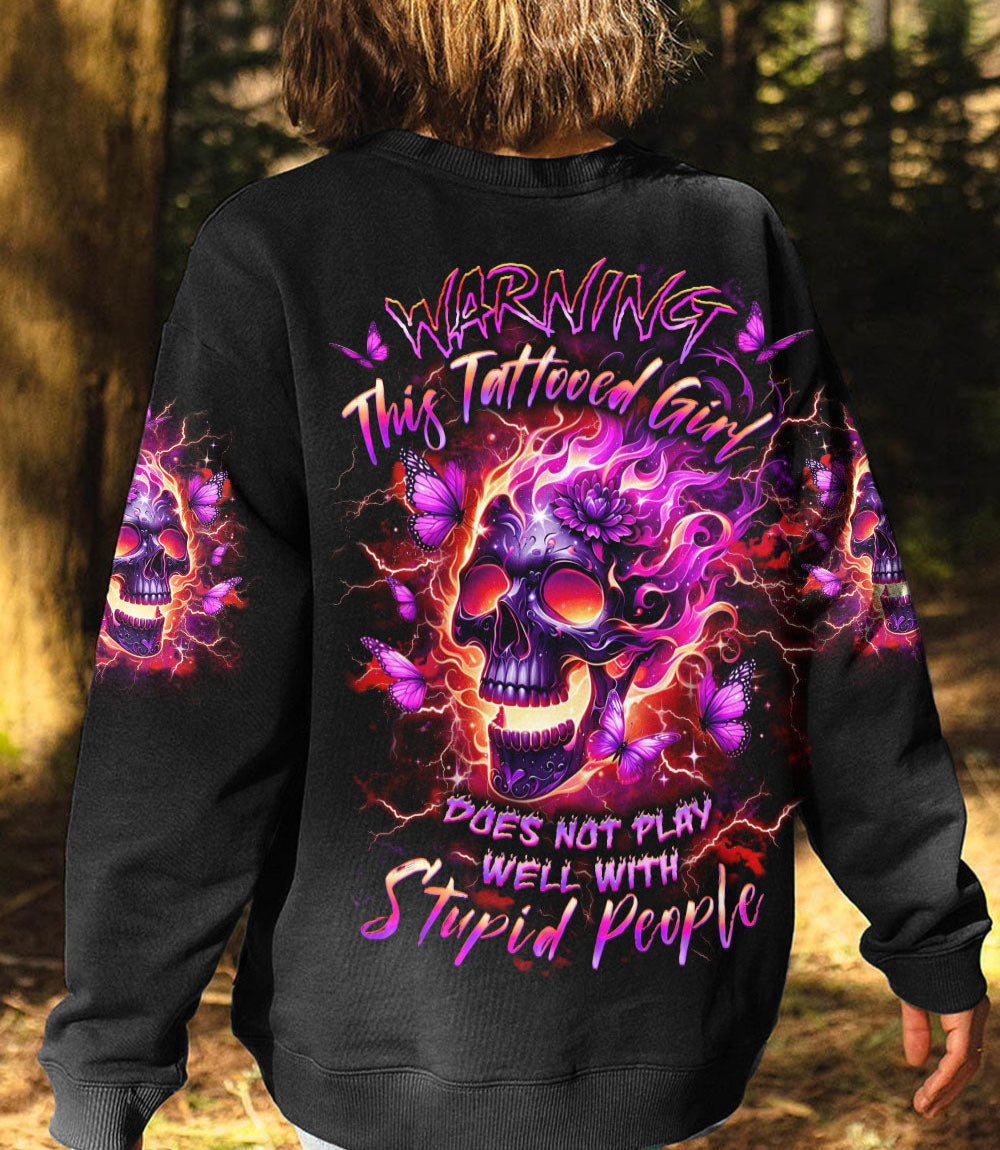 WARNING THIS TATTOOED GIRL ALL OVER PRINT - YHLT1003251