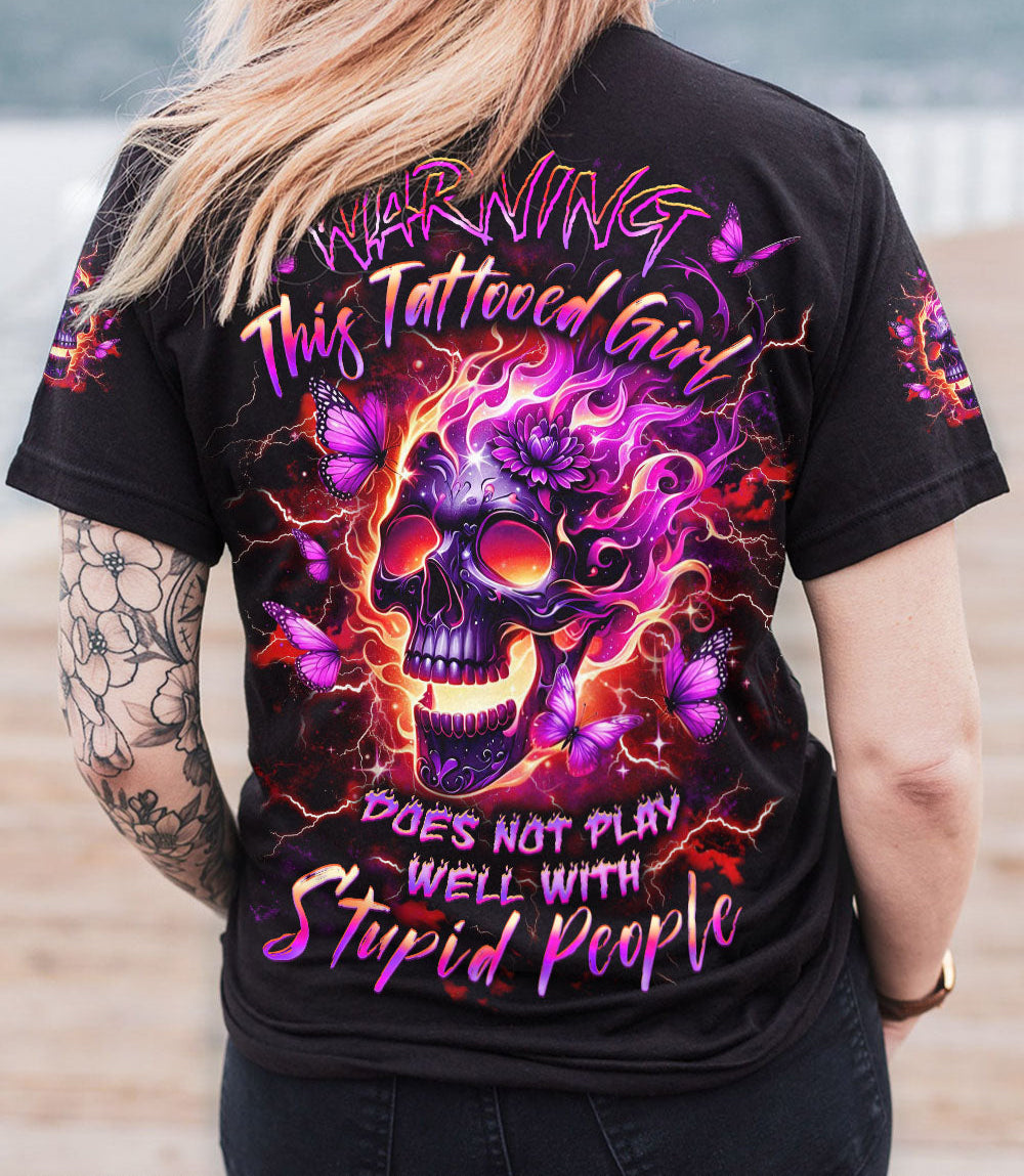 WARNING THIS TATTOOED GIRL ALL OVER PRINT - YHLT1003251