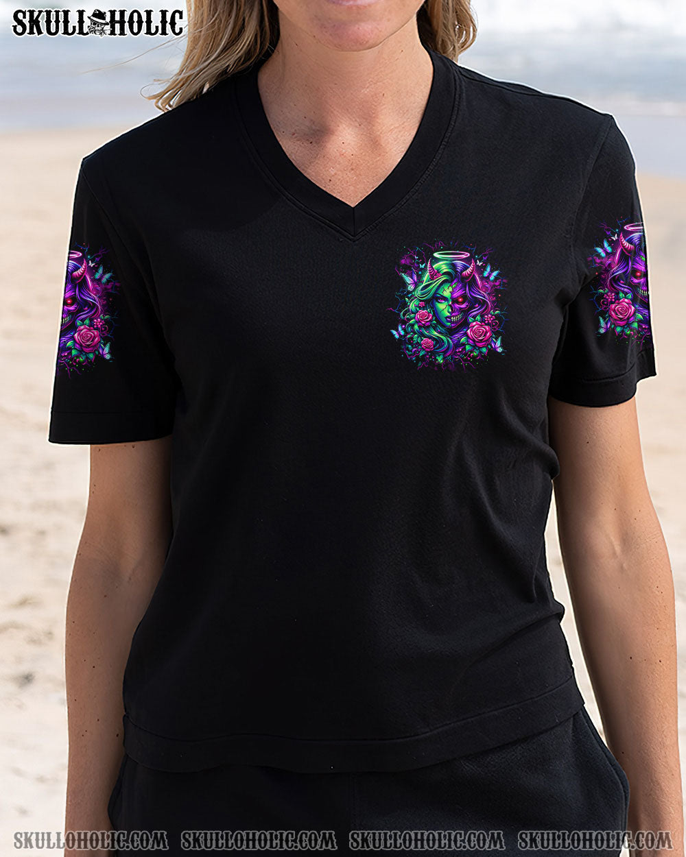 HOW HEARTLESS I CAN BE SKULL ALL OVER PRINT - YHLT1004251