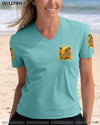 BEACH HAIR DON'T CARE SKULL LADY ALL OVER PRINT - YHLT1205252