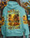 BEACH HAIR DON'T CARE SKULL LADY ALL OVER PRINT - YHLT1205252