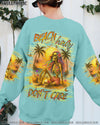 BEACH HAIR DON'T CARE SKULL LADY ALL OVER PRINT - YHLT1205252