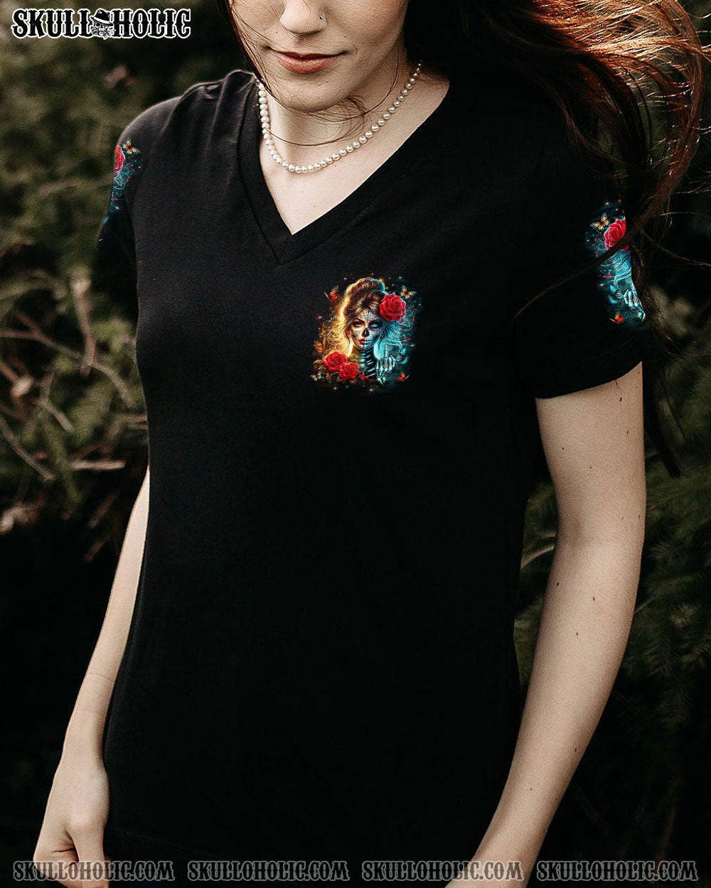 DON'T TRY TO FIGURE ME OUT SKULL ALL OVER PRINT - YHLT1904251