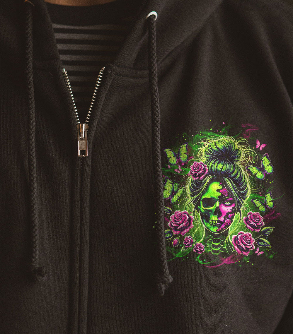 DON'T TRY TO FIGURE ME OUT SKULL ALL OVER PRINT - YHLT2003254