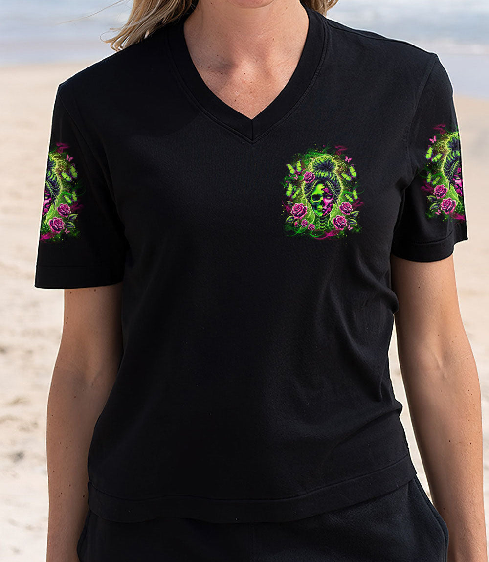 DON'T TRY TO FIGURE ME OUT SKULL ALL OVER PRINT - YHLT2003254