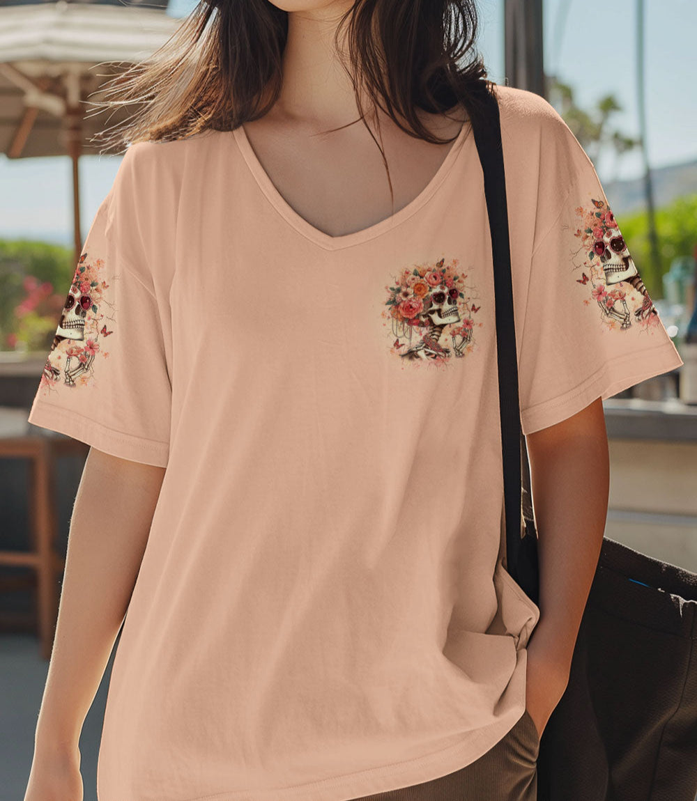 AT LEAST I'M NOT YOU SKULL MOM LIFE ALL OVER PRINT - YHLT2103253