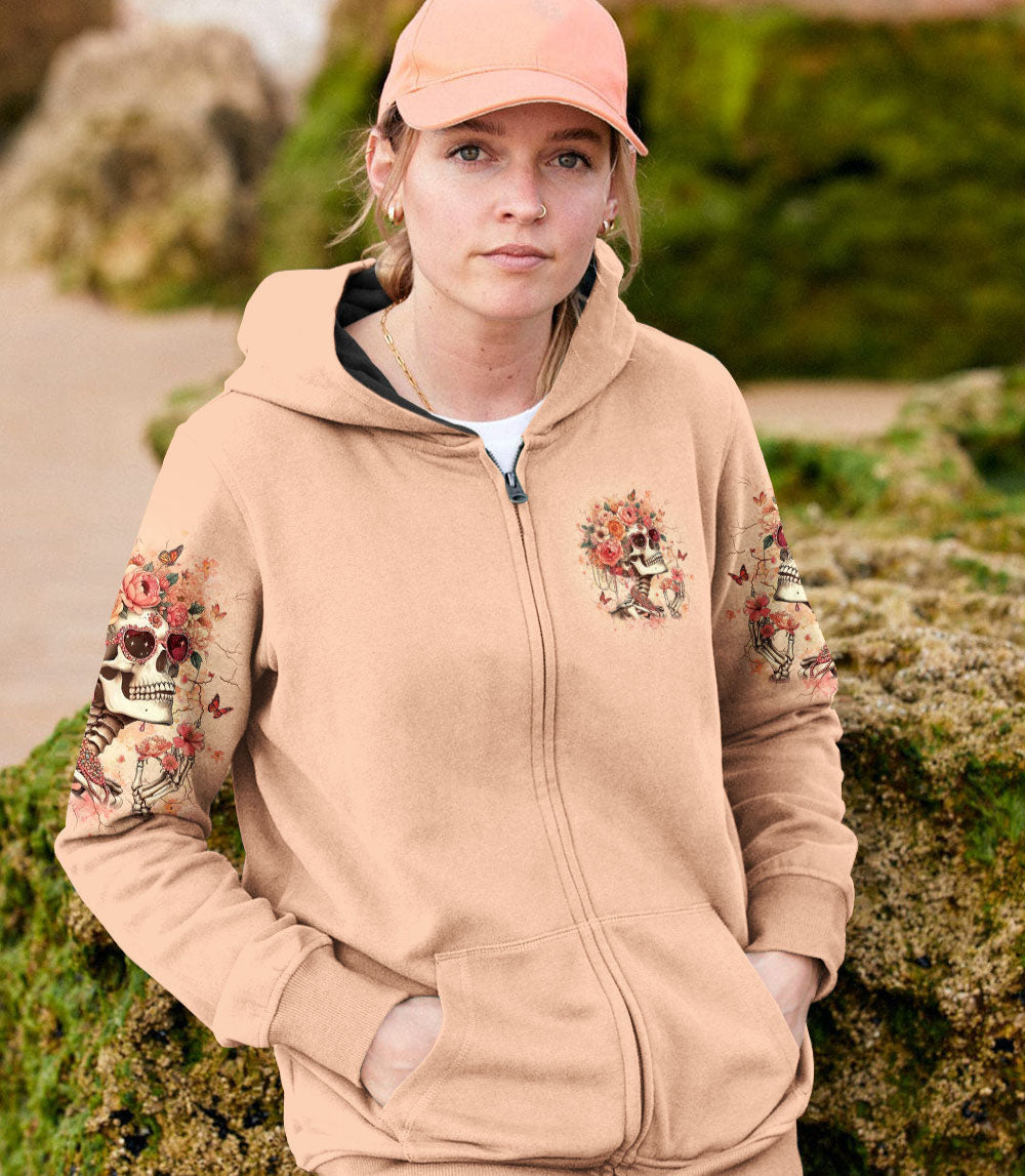 AT LEAST I'M NOT YOU SKULL MOM LIFE ALL OVER PRINT - YHLT2103253