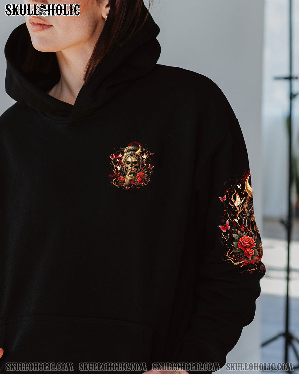 DON'T TRY TO FIGURE ME OUT SKULL ALL OVER PRINT - YHLT2503251