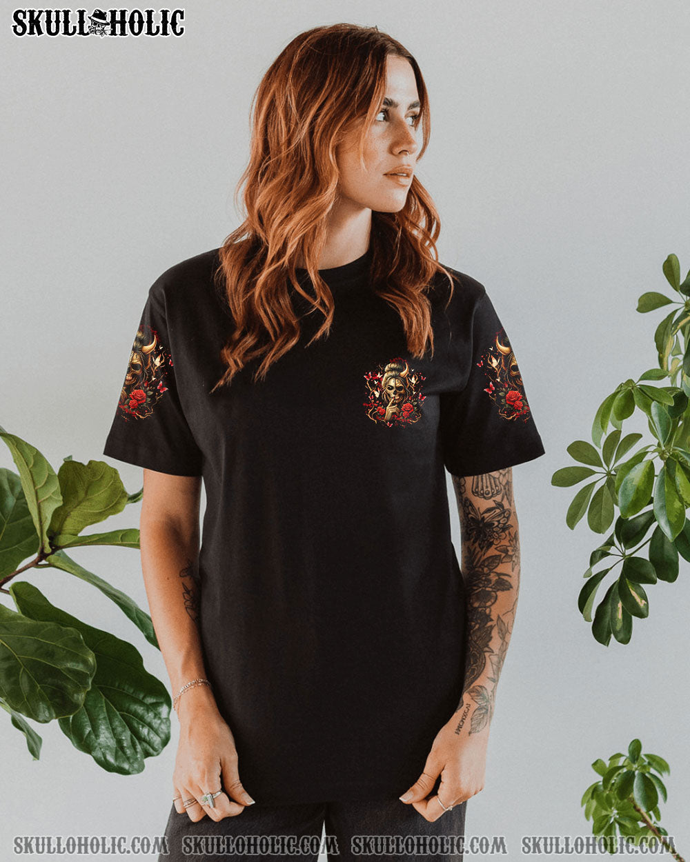 DON'T TRY TO FIGURE ME OUT SKULL ALL OVER PRINT - YHLT2503251