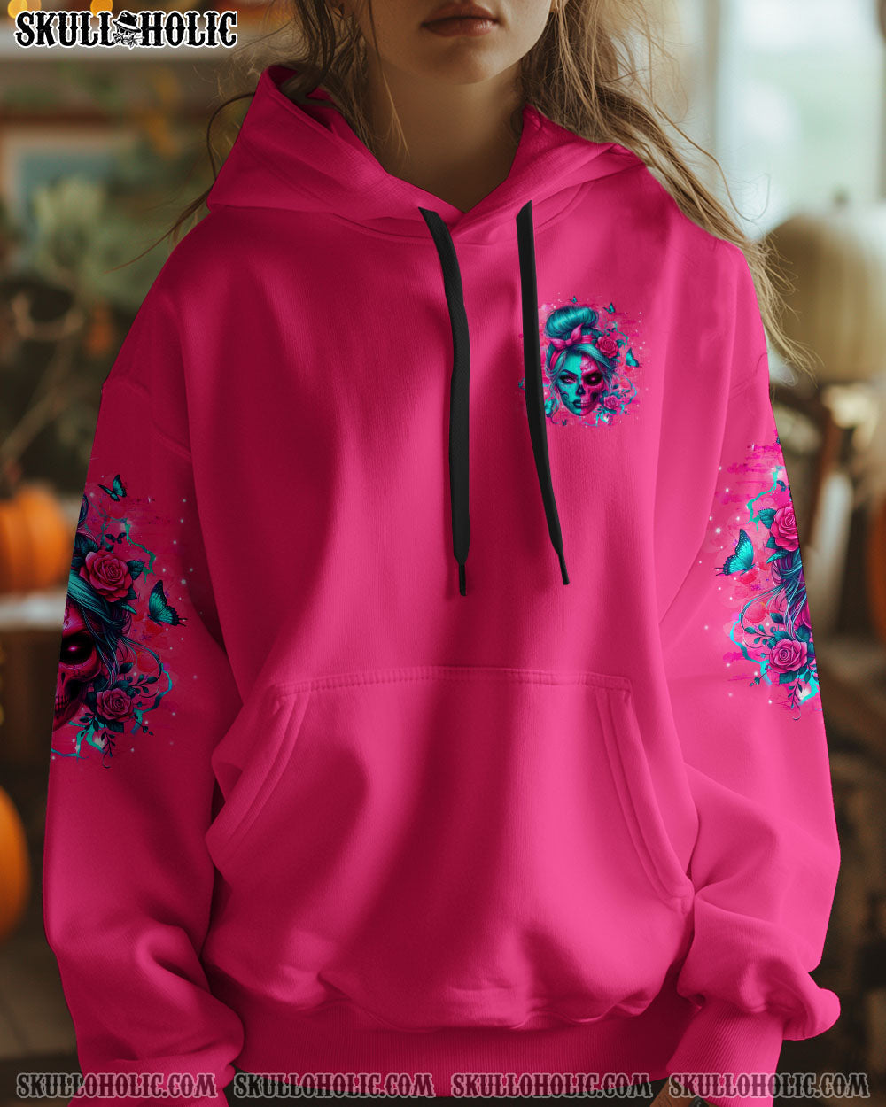 DON'T TRY TO FIGURE ME OUT SKULL ALL OVER PRINT - YHLT2603251