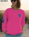 DON'T TRY TO FIGURE ME OUT SKULL ALL OVER PRINT - YHLT2603251