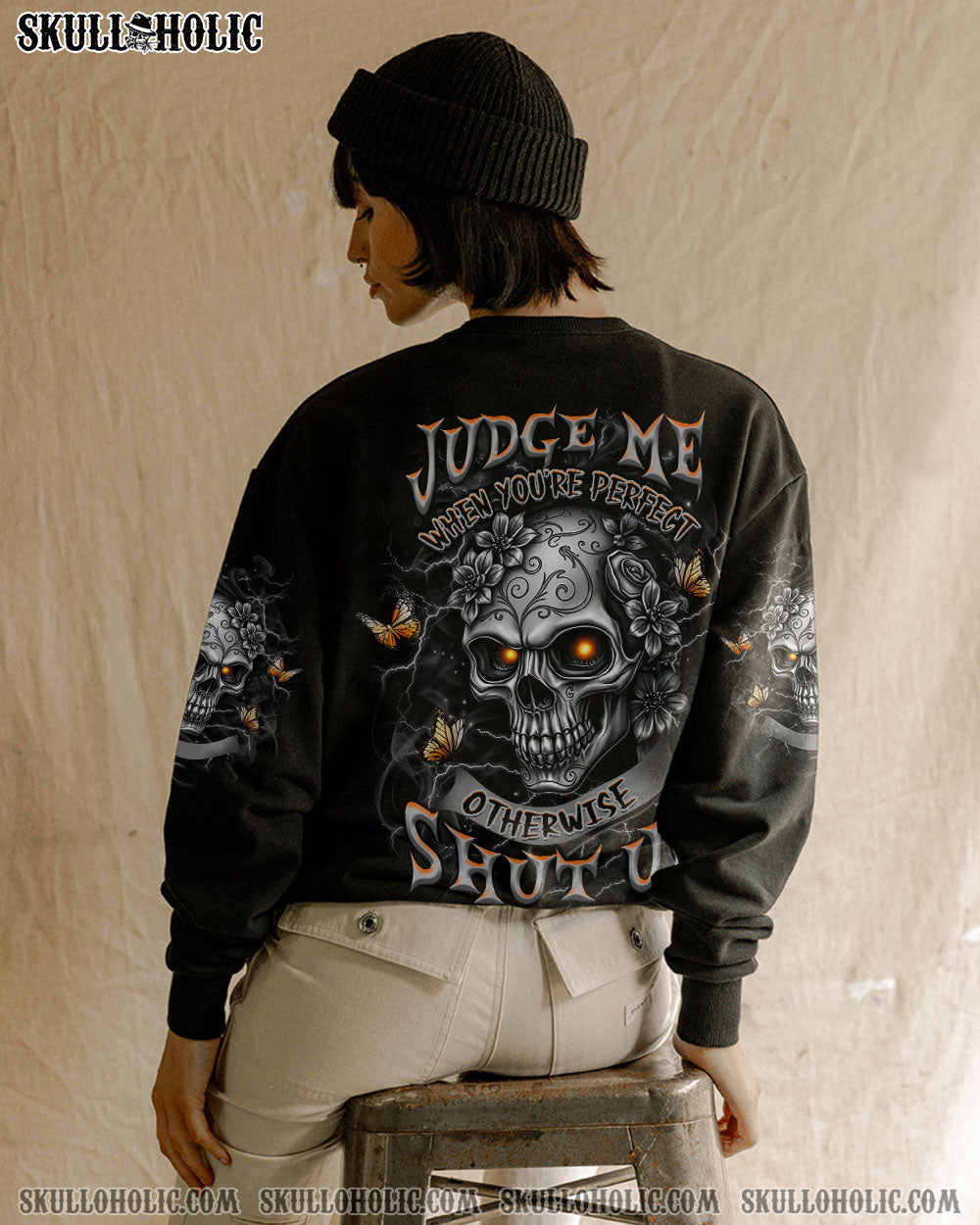 JUDGE ME WHEN SKULL ALL OVER PRINT - YHLT2703253