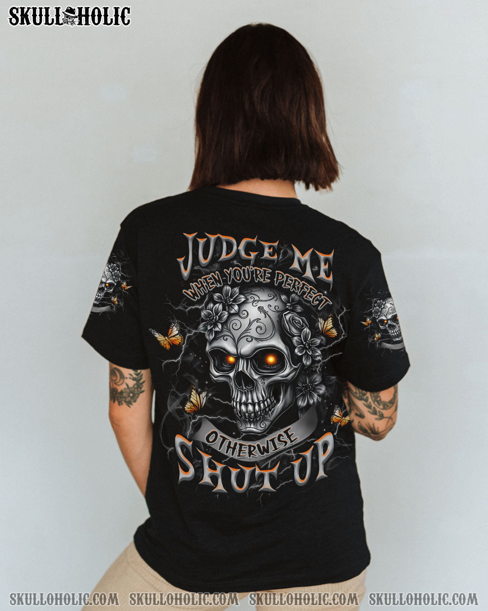 JUDGE ME WHEN SKULL ALL OVER PRINT - YHLT2703253
