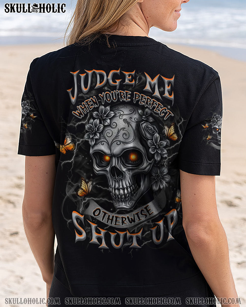 JUDGE ME WHEN SKULL ALL OVER PRINT - YHLT2703253