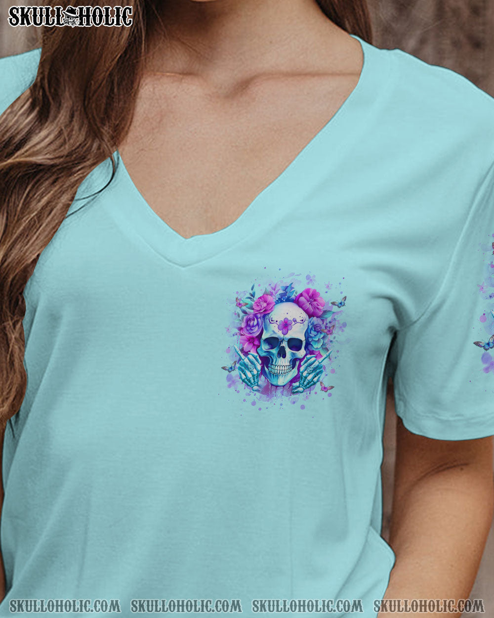 THE GOOD GIRL IN ME SKULL ALL OVER PRINT - YHLT2711231