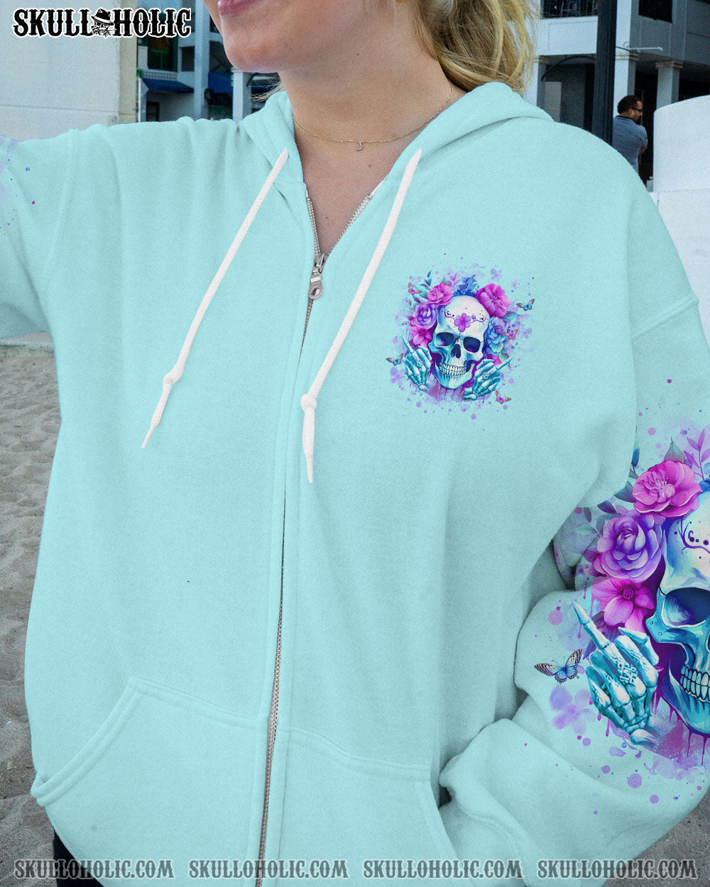 THE GOOD GIRL IN ME SKULL ALL OVER PRINT - YHLT2711231