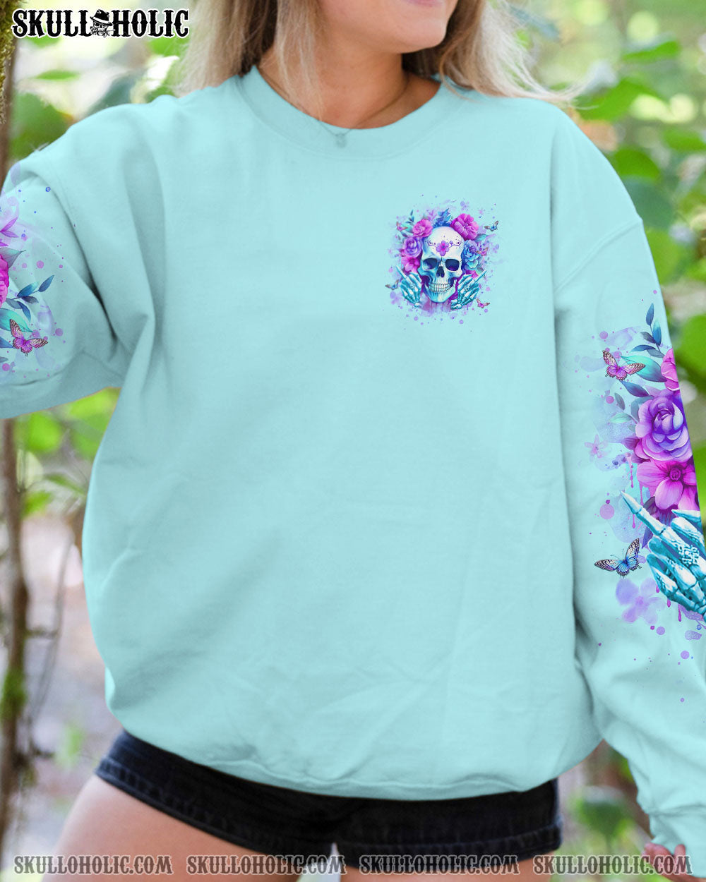 THE GOOD GIRL IN ME SKULL ALL OVER PRINT - YHLT2711231